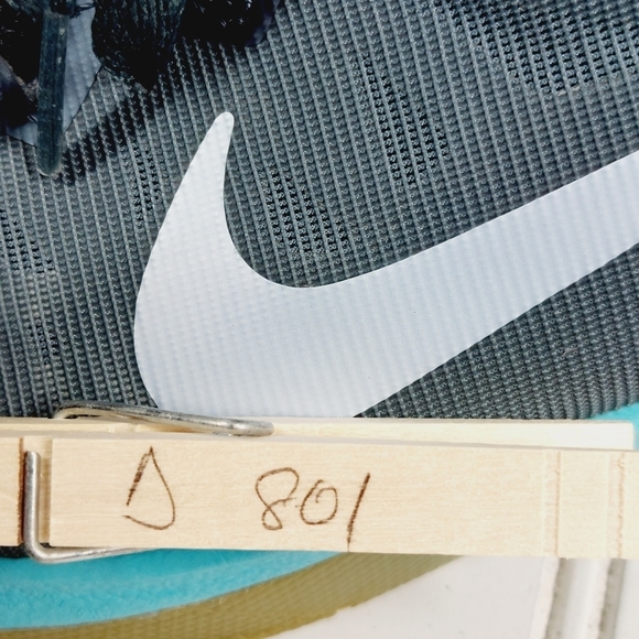 Nike Zoom Hyperquickness Blue Athleisure Running Lace Up High Top Sneakers D801 - Picture 11 of 11